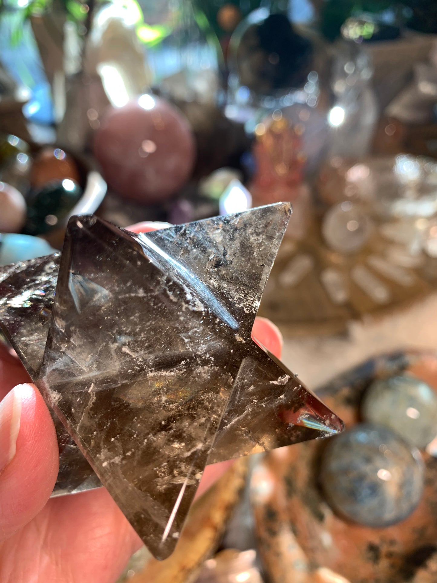 Smokey Quartz Merkaba - Brazil