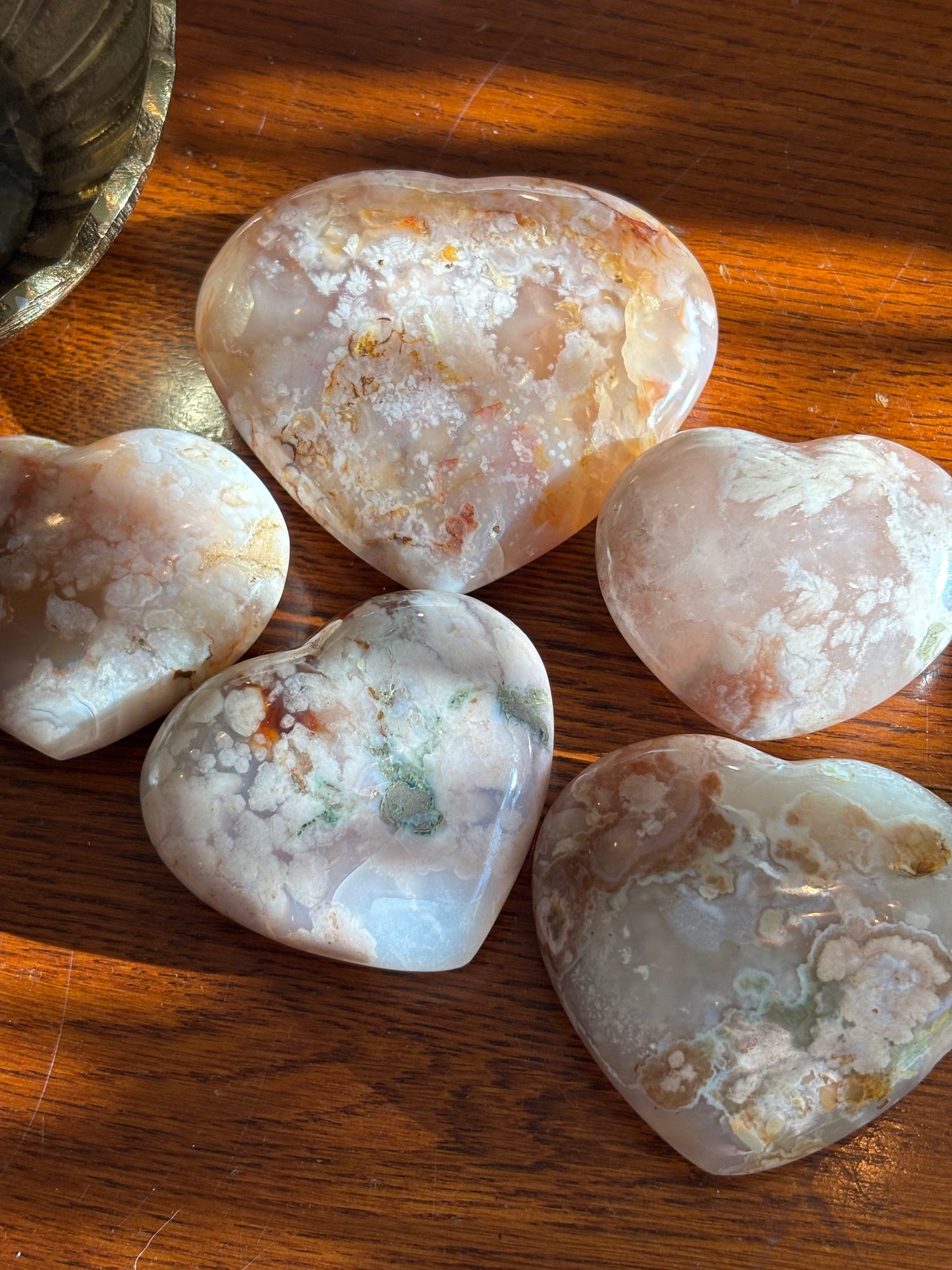 Flower Agate - Heart | Madagascar