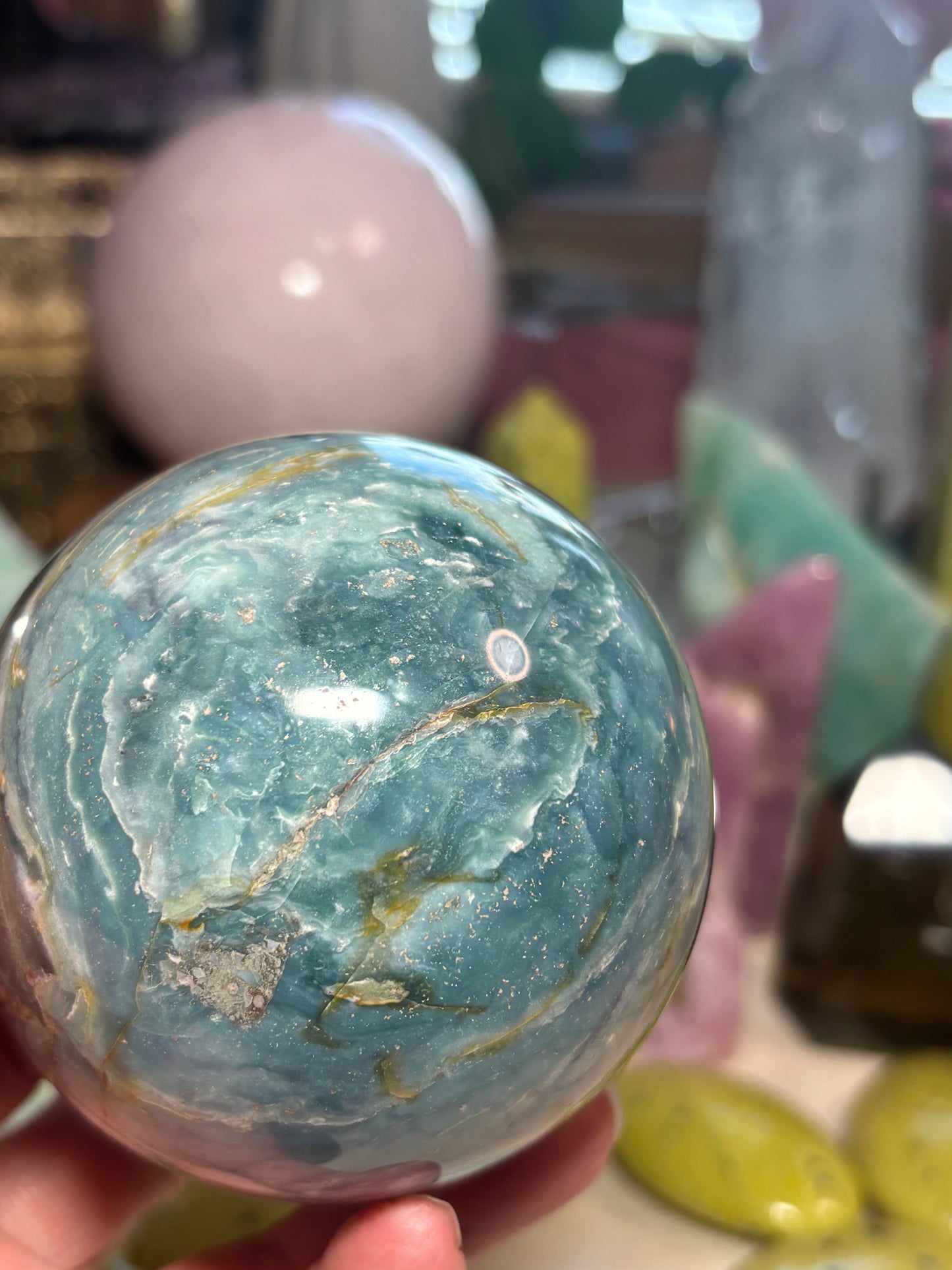 Sea Jasper Sphere - Madagascar