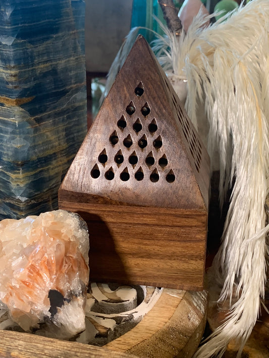 Incense Burner - Teak wood