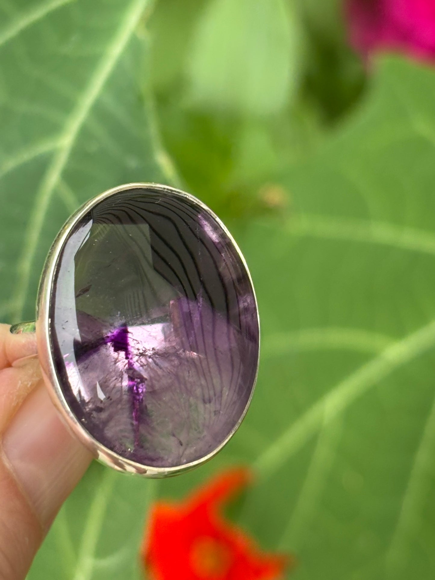 Ametrine Ring Size 7.5 Adjustable