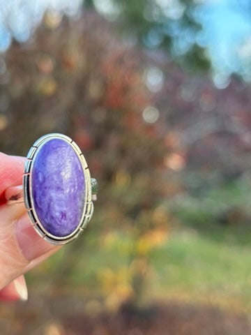Charoite Ring size 8