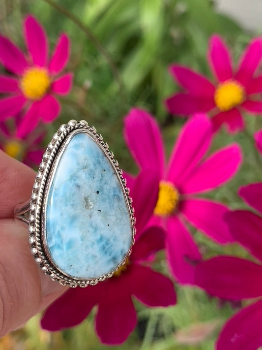 Larimar Ring Size 7