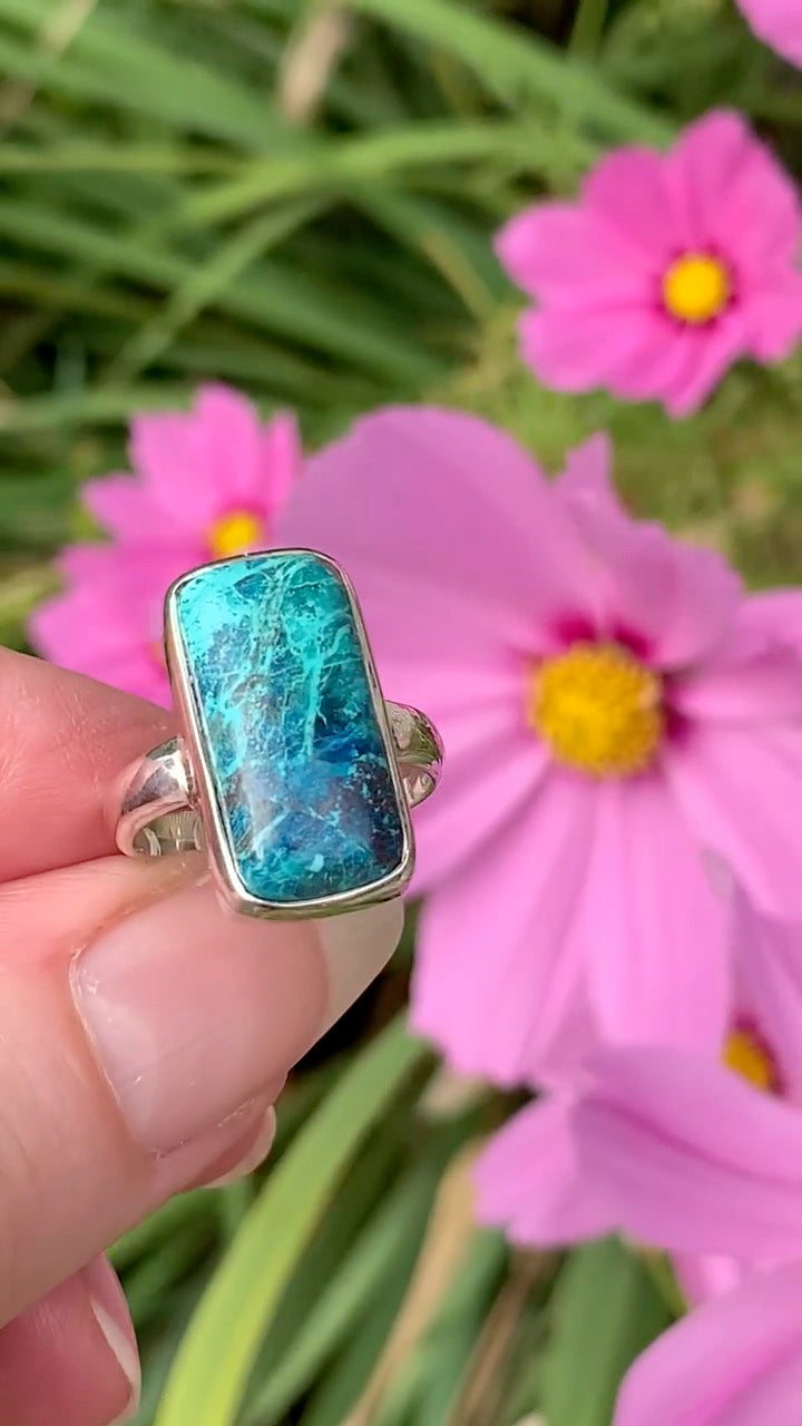 Shattuckite Ring size 5.5