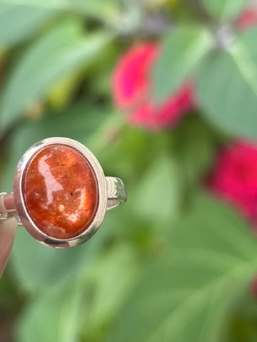 Sunstone Ring Size 8