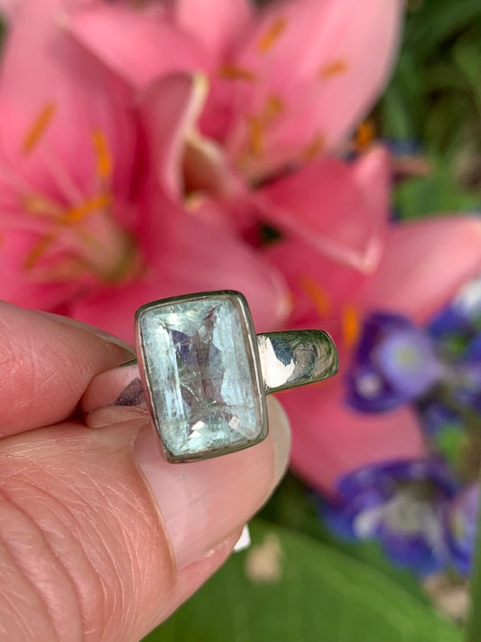 Aquamarine Ring size 10