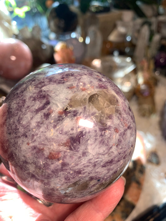 Pegmatite - Unicorn Stone Sphere - Madagascar