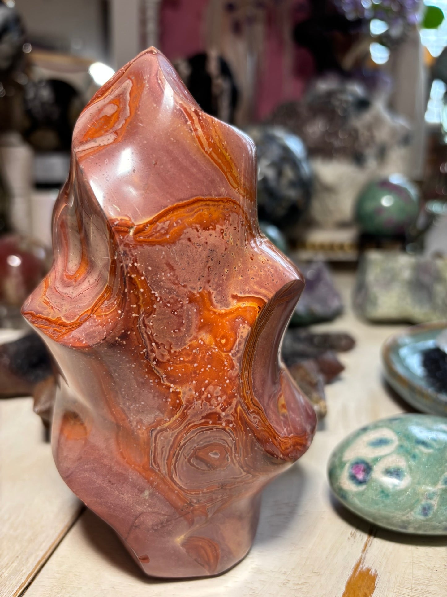 Polychrome Jasper Flame | Madagascar