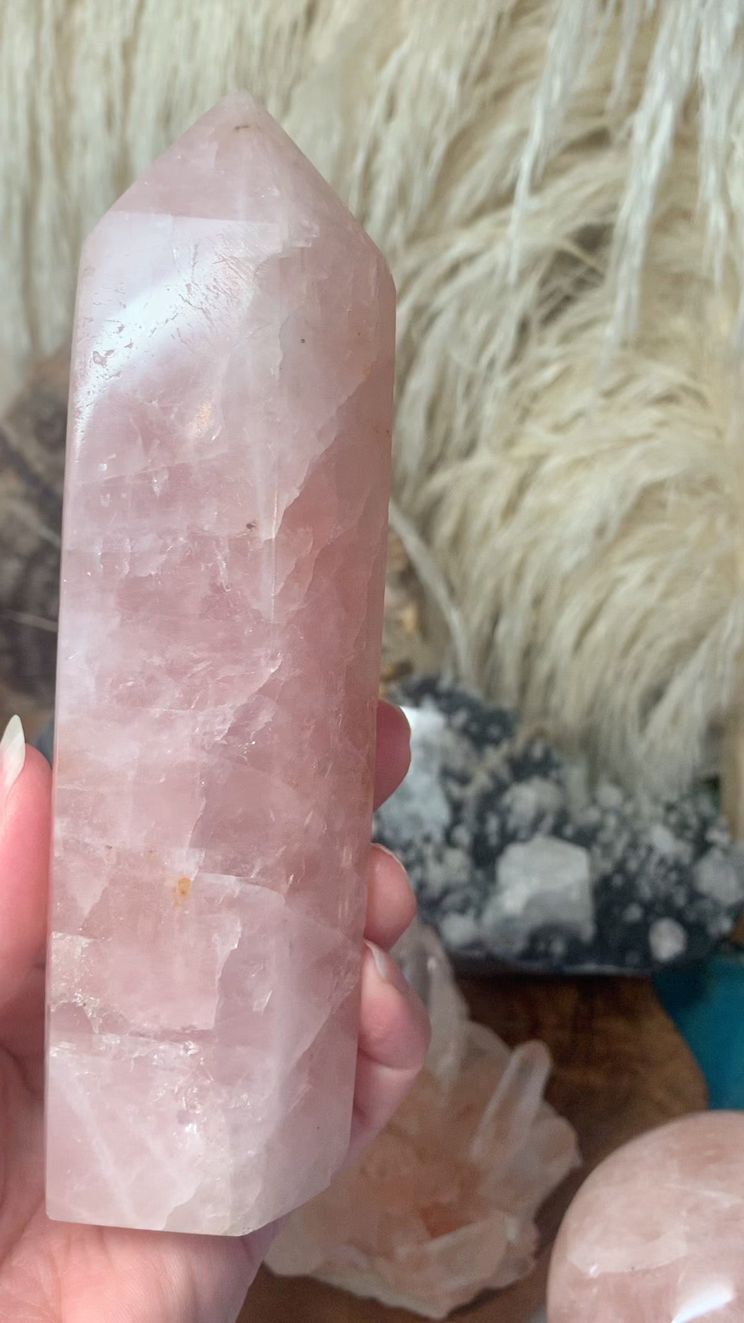 Rose Quartz Generator - Madagascar