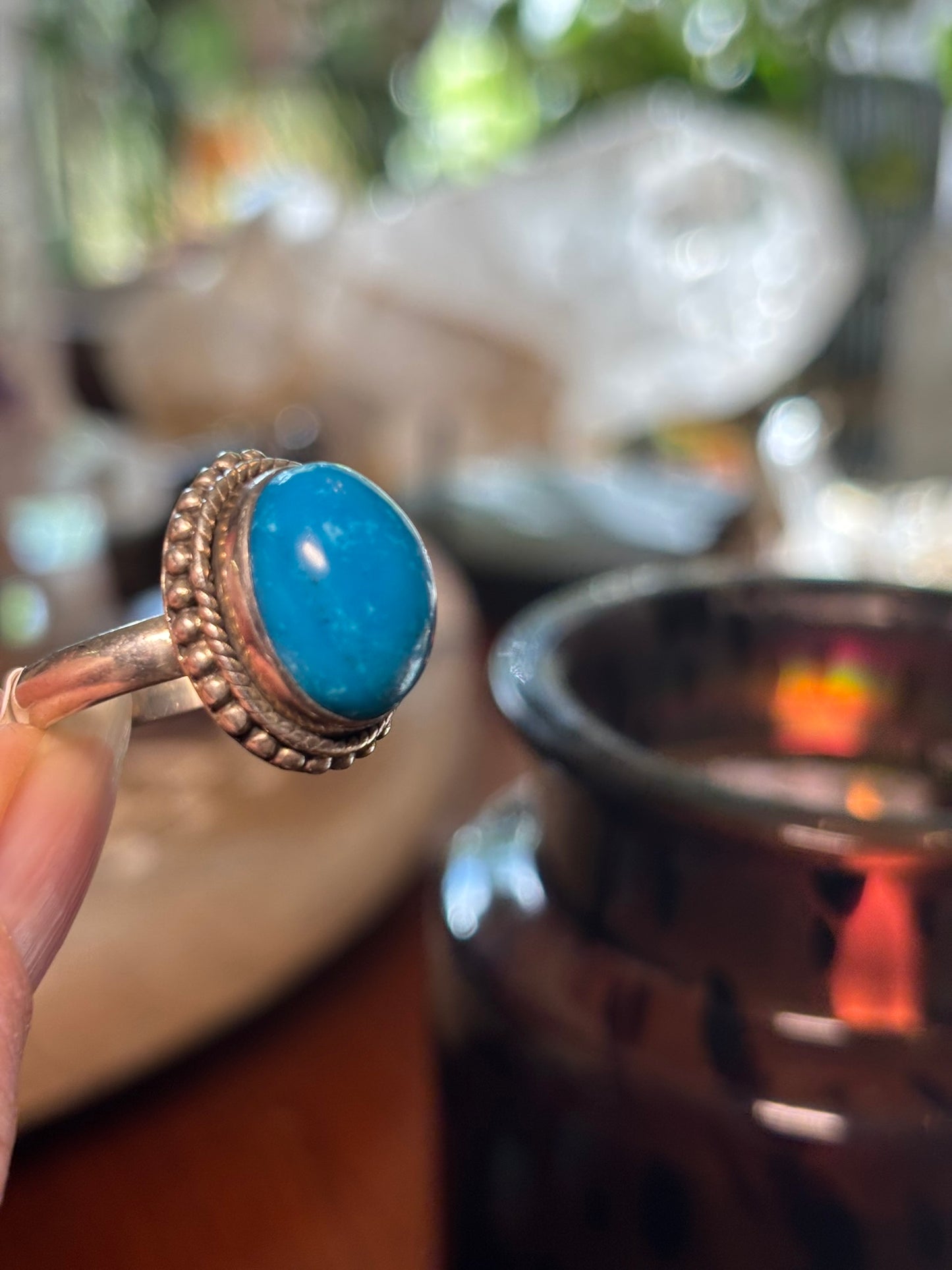 Turquoise Ring size 8