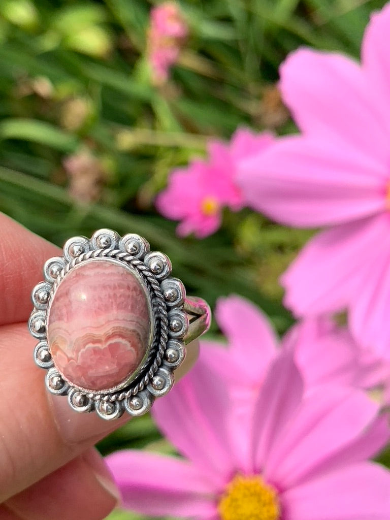 Rhodocrosite Ring size 7