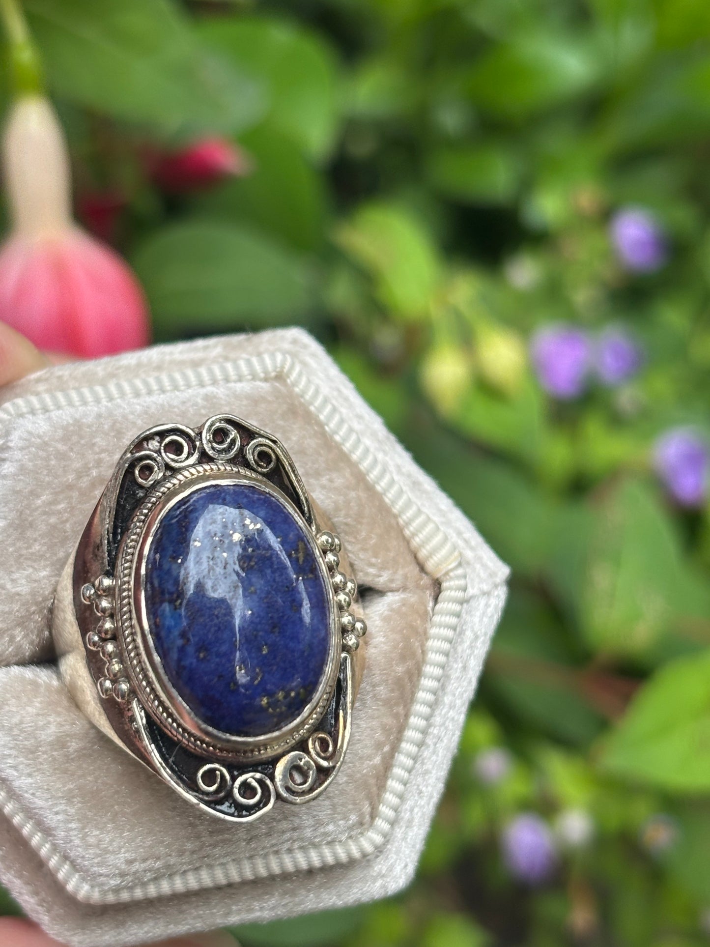 Lapis Lazuli Ring size 10 - Nepal