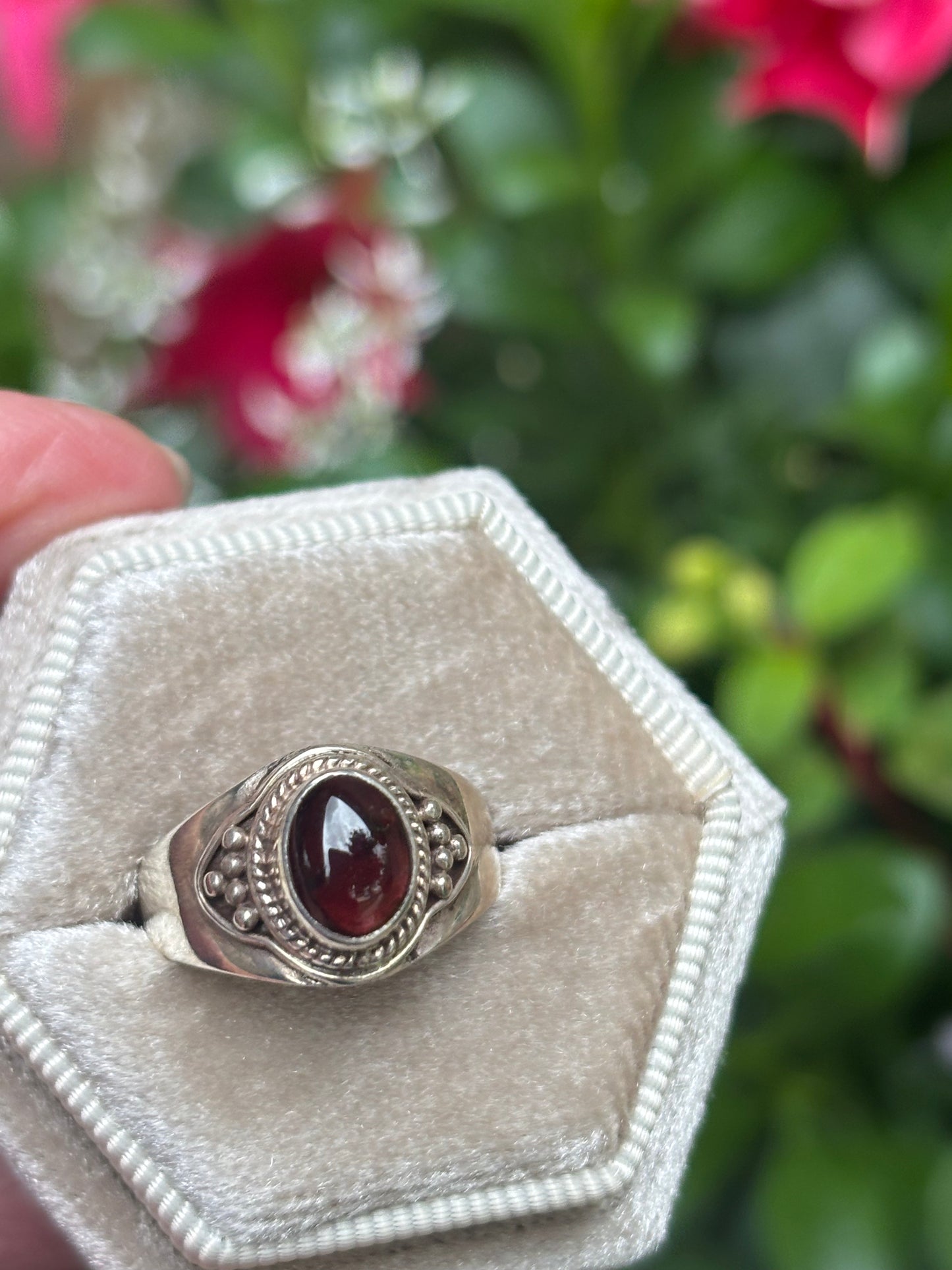 Garnet Ring size 6.5