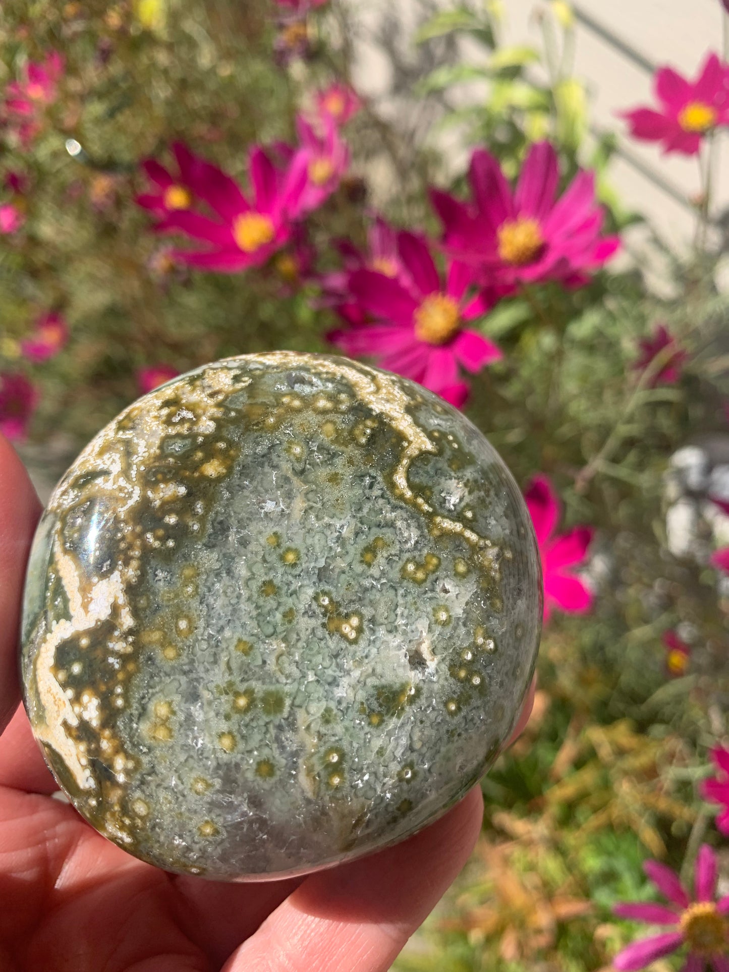 Ocean Jasper Gallet - Green Vein - Madagascar