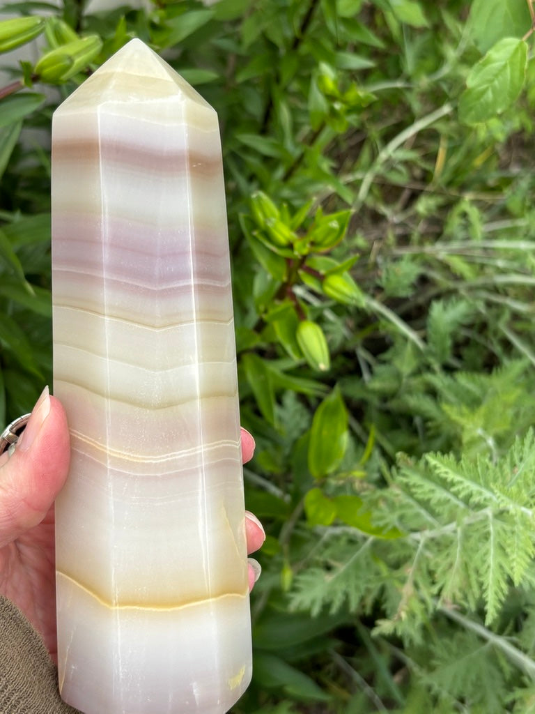 Watermelon Calcite - Tower - Pakistan
