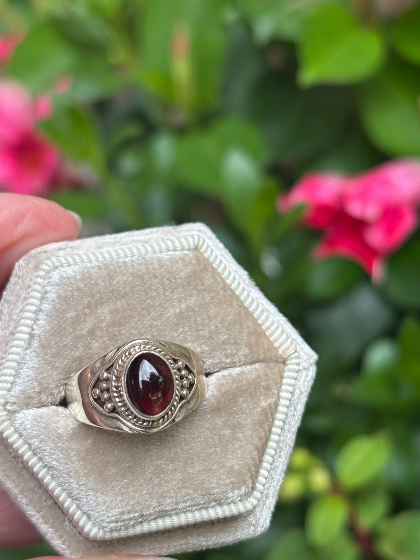 Garnet Ring size 6.5