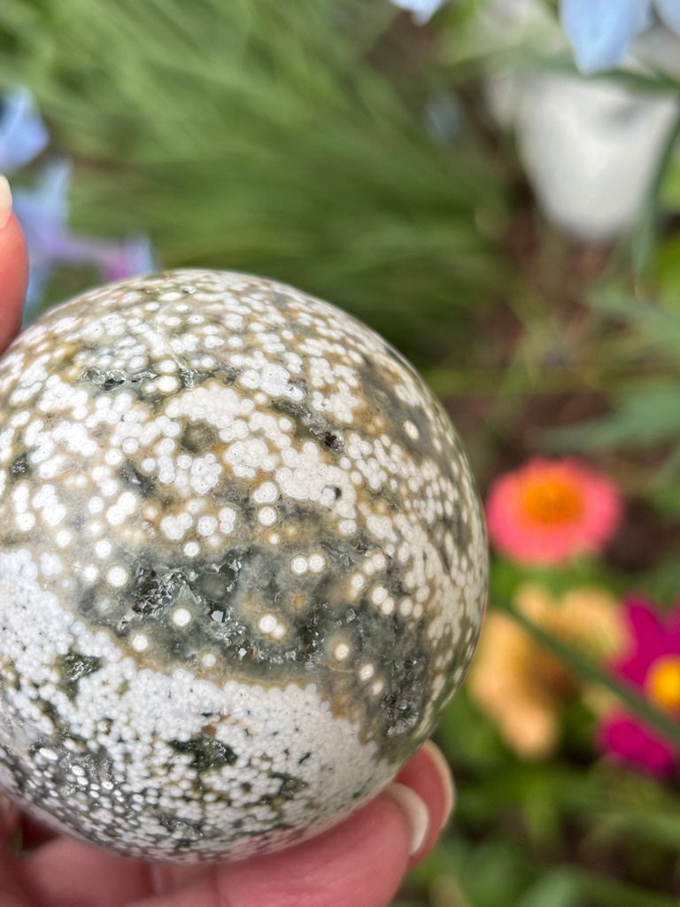Sea Jasper Sphere - Madagascar