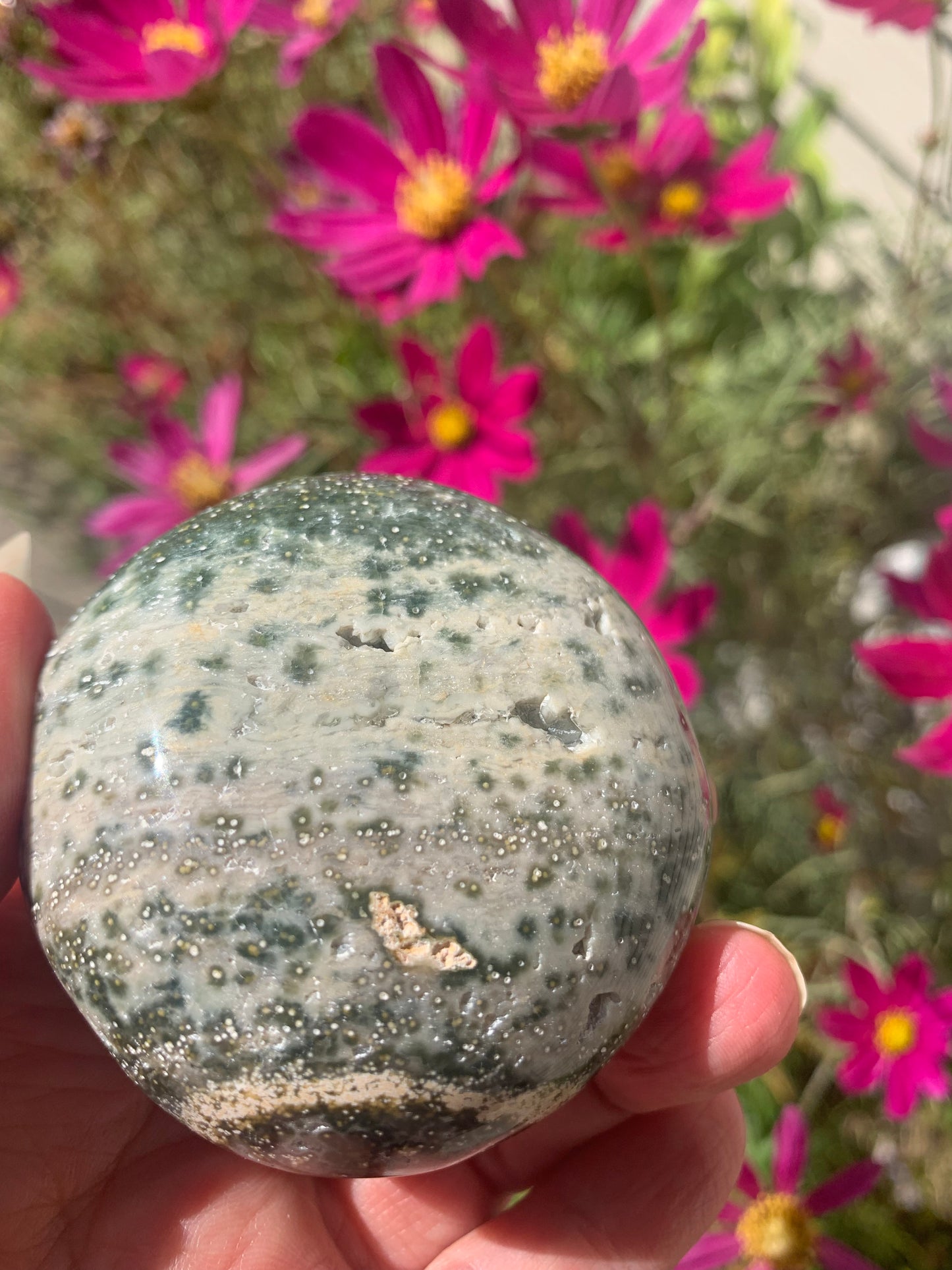 Ocean Jasper Gallet - Green Vein - Madagascar