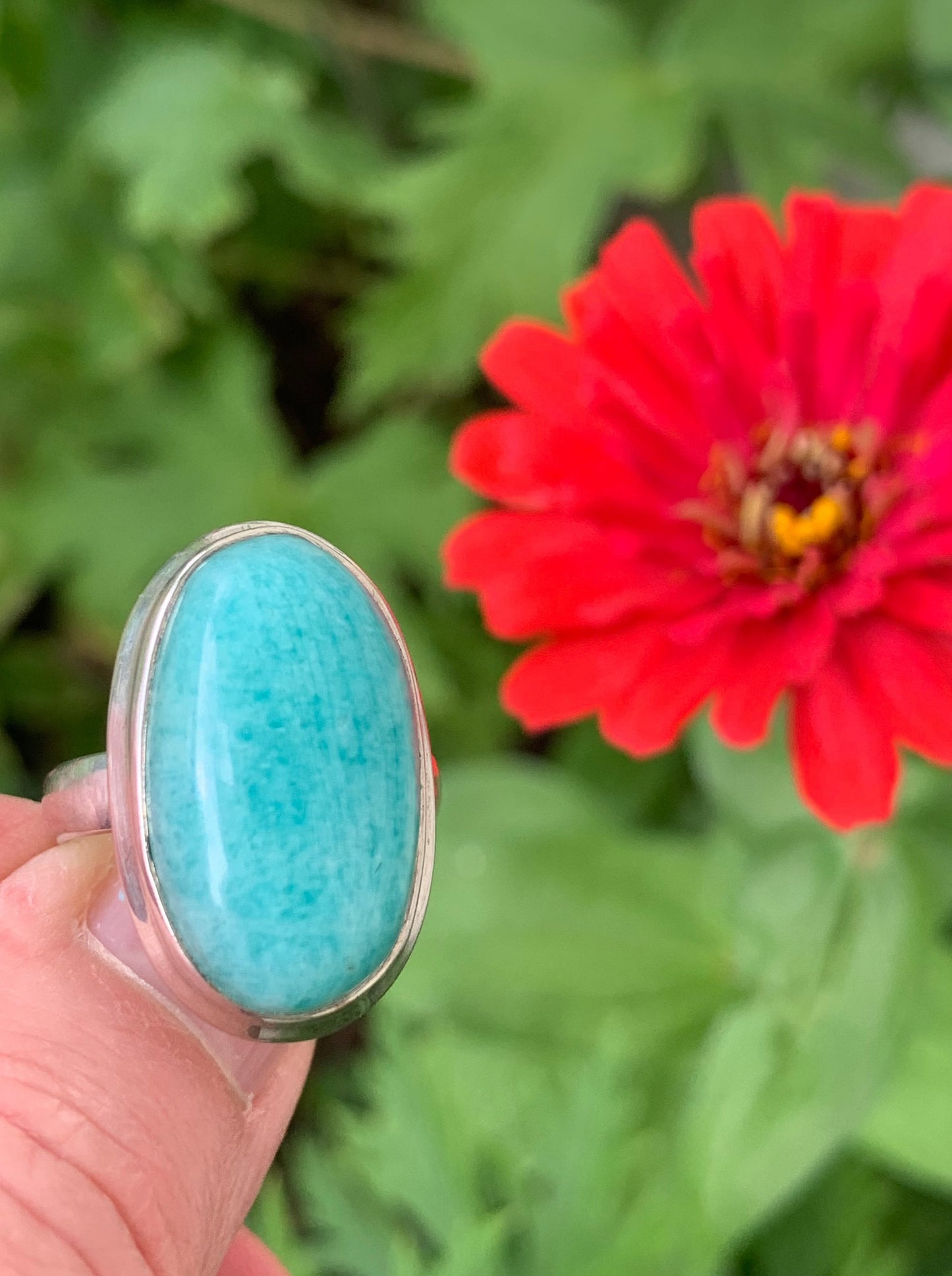 Amazonite Ring size 7