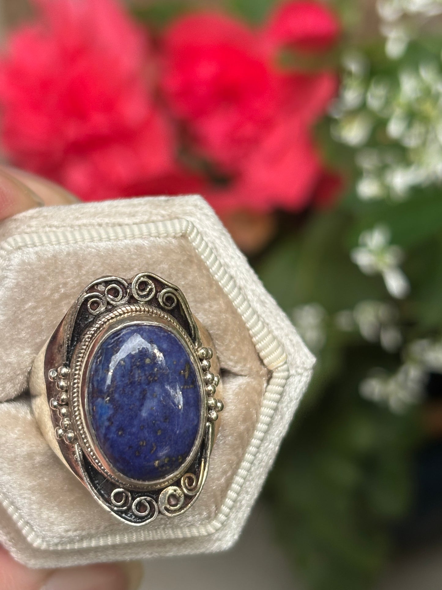 Lapis Lazuli Ring size 10 - Nepal