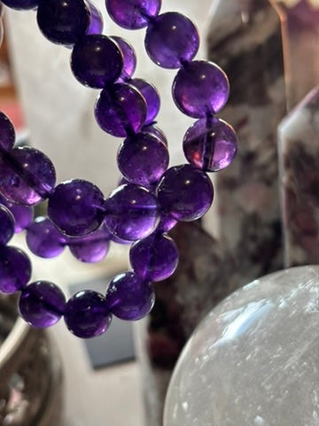 Amethyst Bracelet | 11-12mm