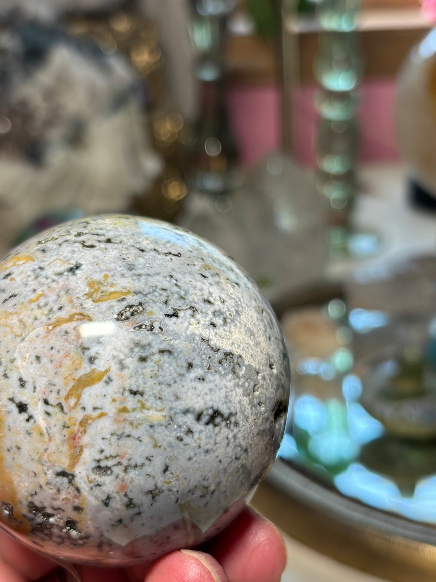 Sea Jasper Sphere - Madagascar