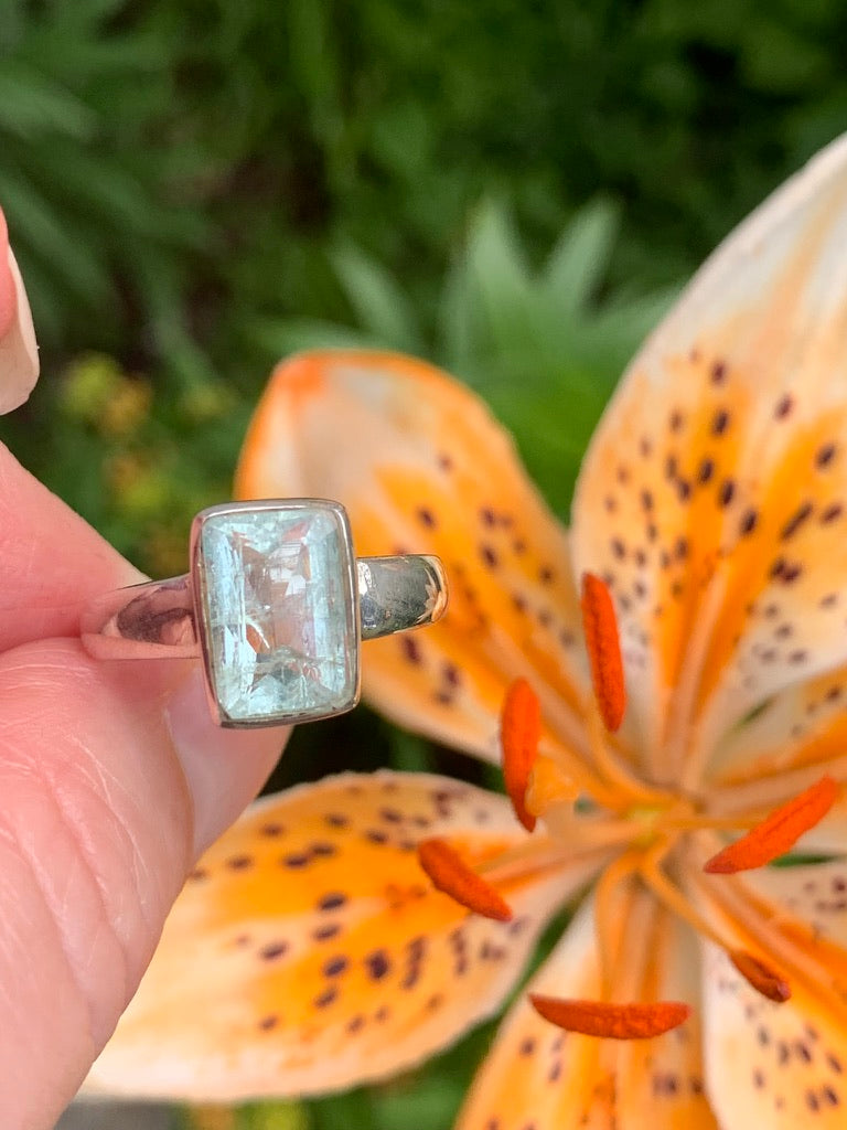 Aquamarine Ring size 10