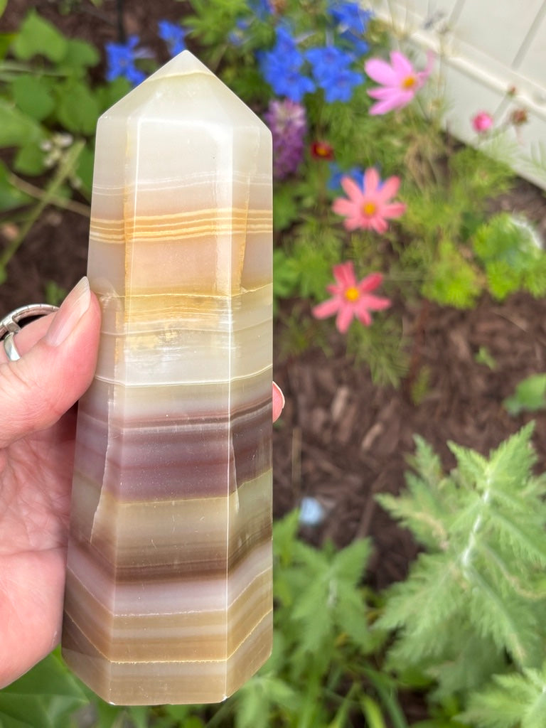 Watermelon Calcite - Tower - Pakistan