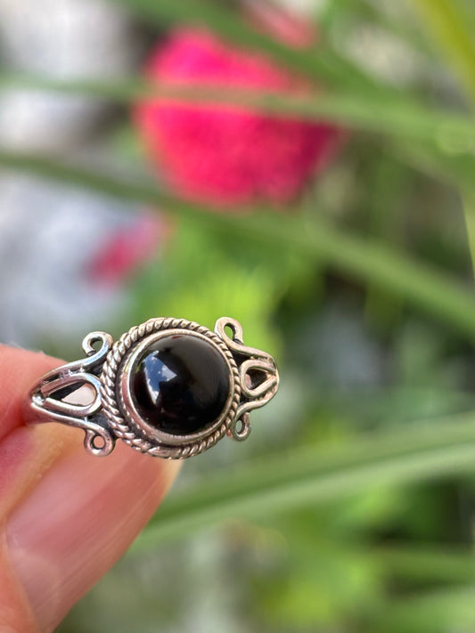 Black Onyx Ring size 6