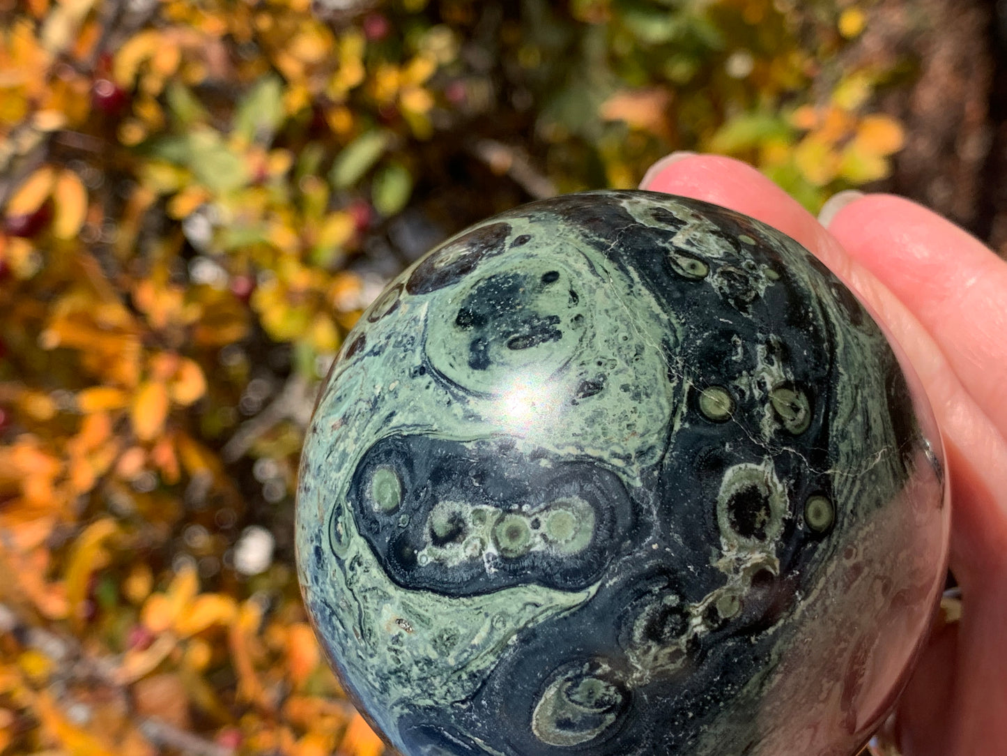 Kambaba Jasper sphere - Madagascar