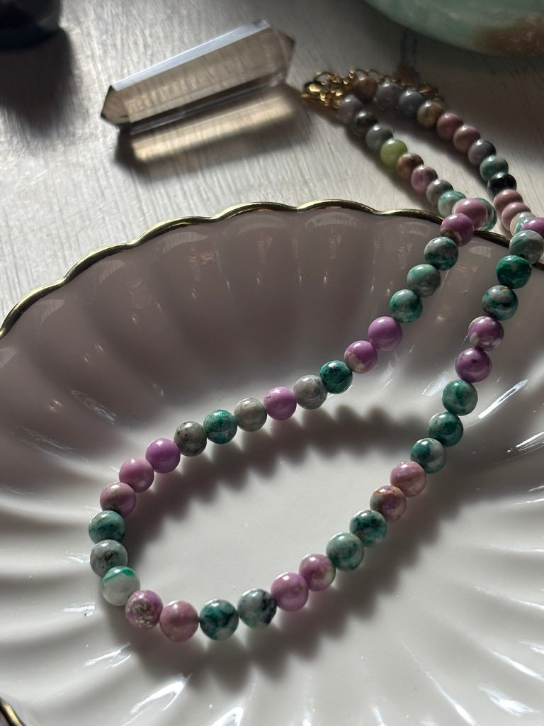 Inner Sanctum — Phosphosiderite & Chrysocolla -  Africa