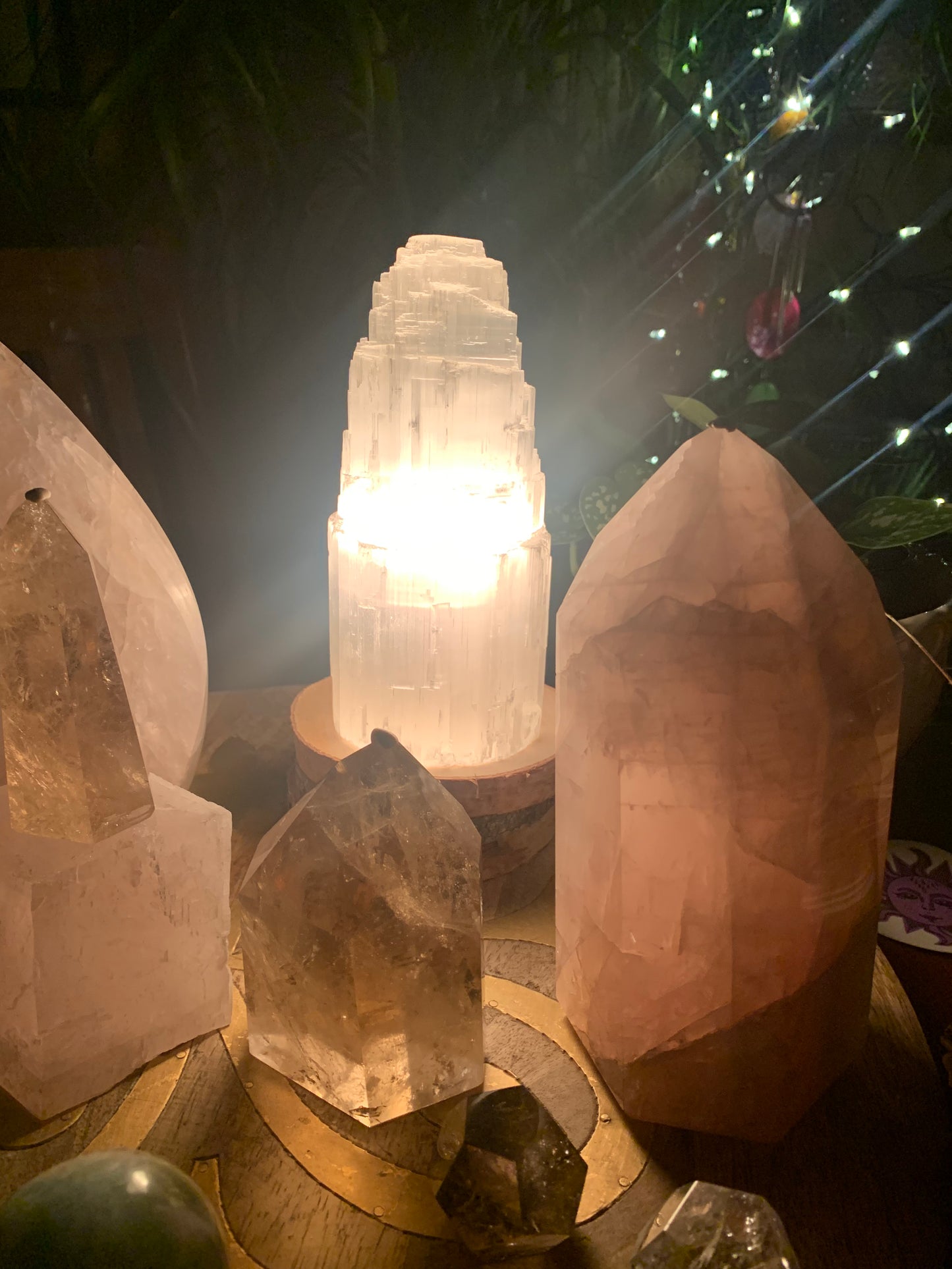 Selenite Energy Lamp