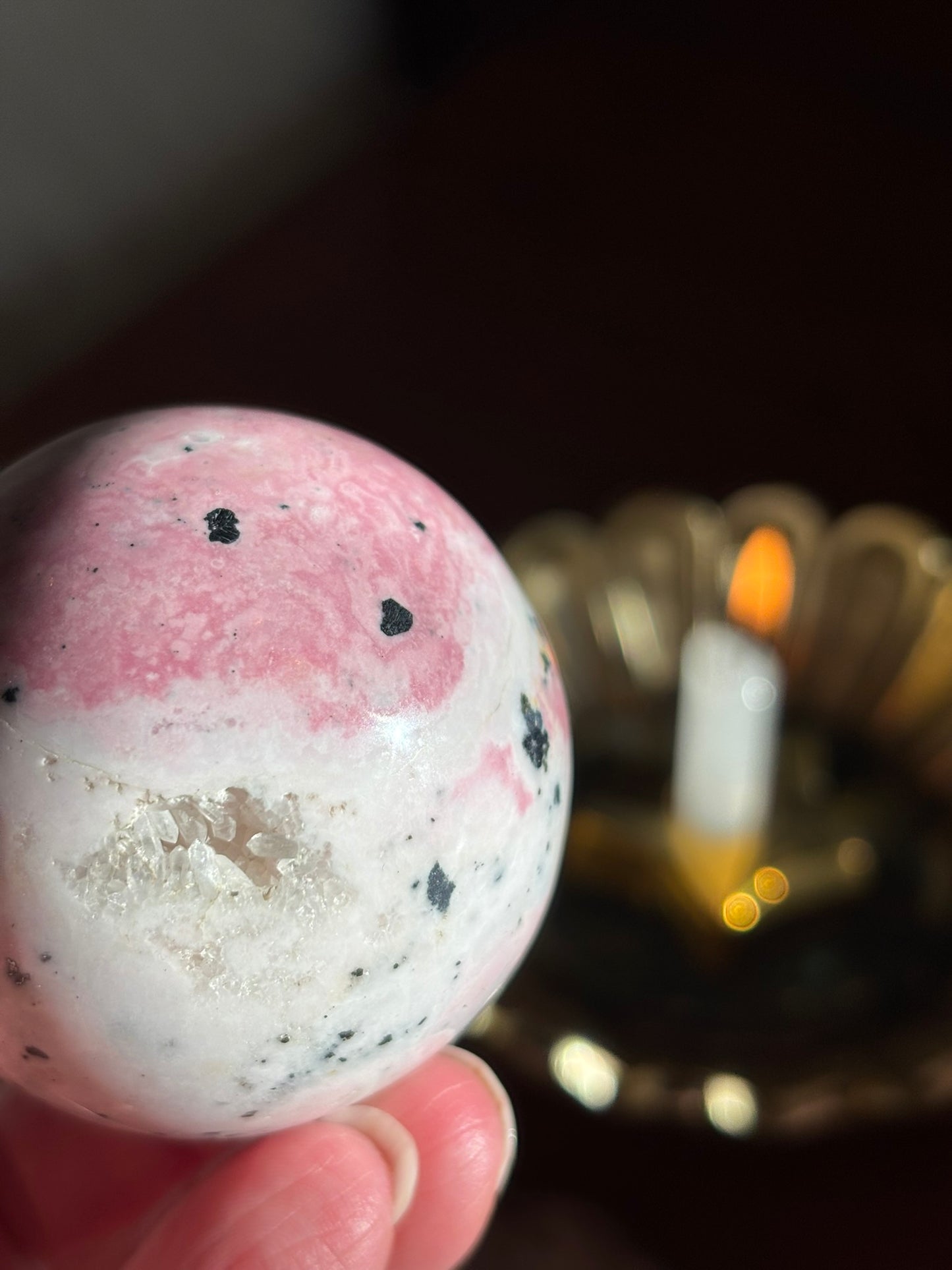Rhodonite Sphere - Peru