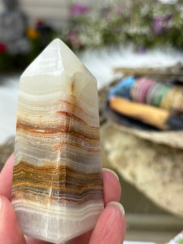 Peach Calcite tower