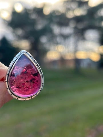 Rhodolite Garnet Ring size 8.5