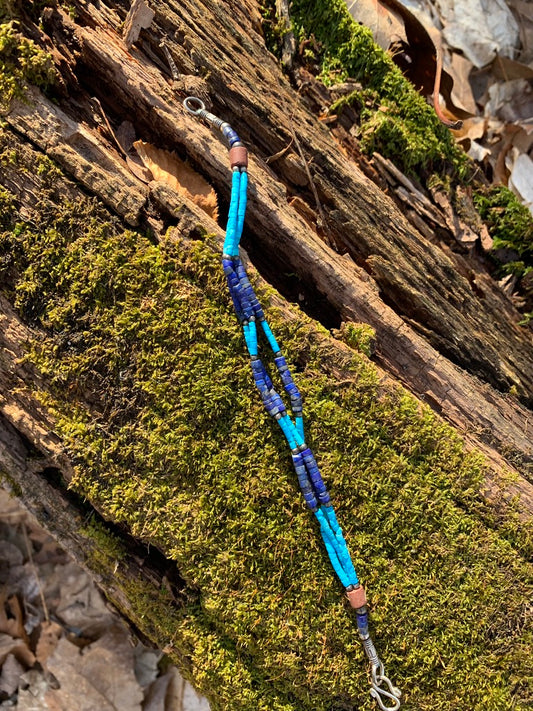 Lapis Lazuli and Turquoise bracelet - Afghanistan