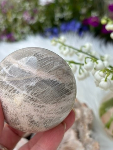 Microline Moonstone Sphere