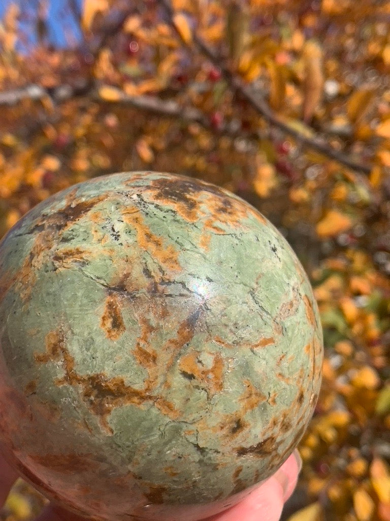 Chrysoprase Sphere