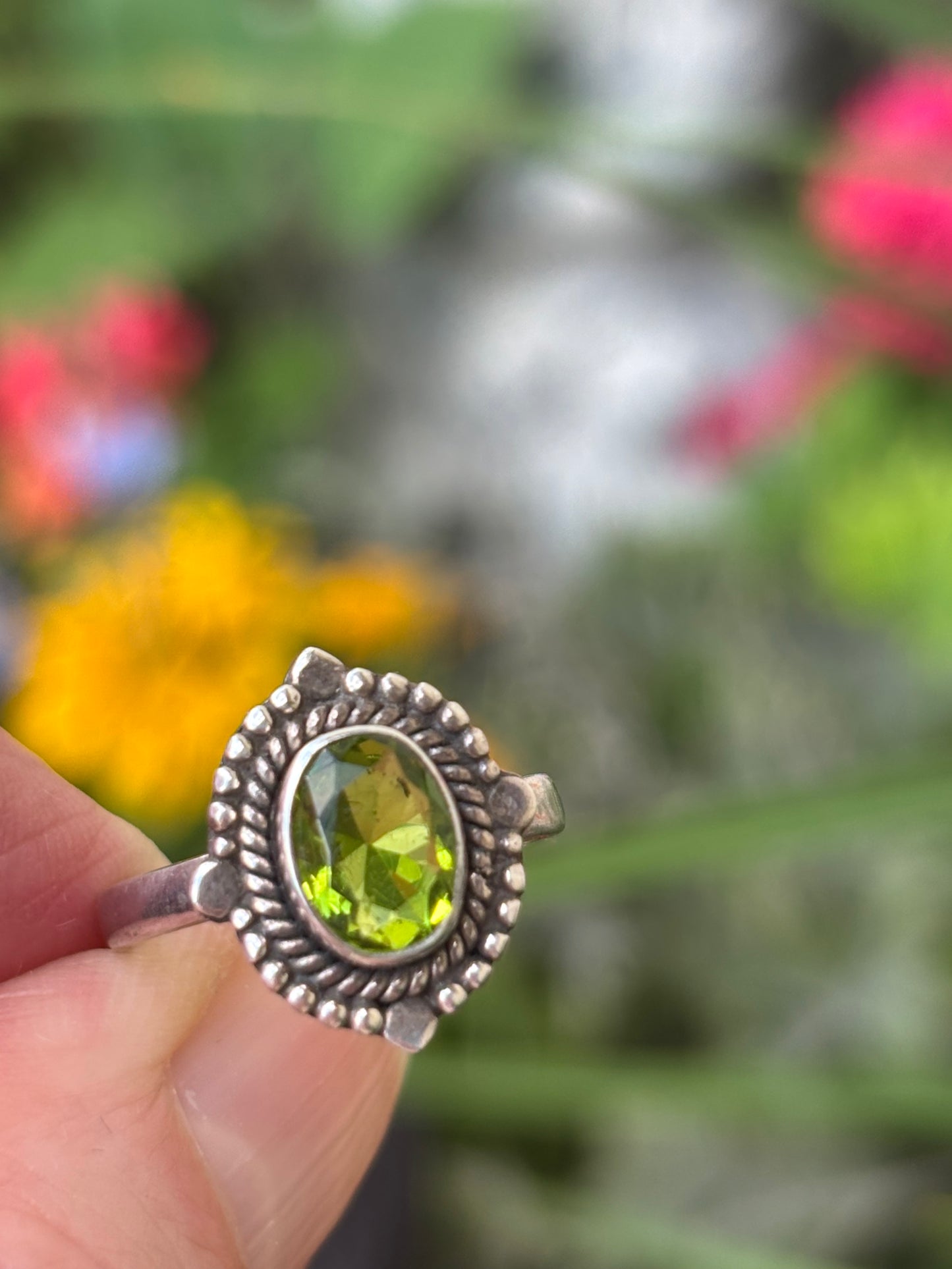 Peridot Ring size 6