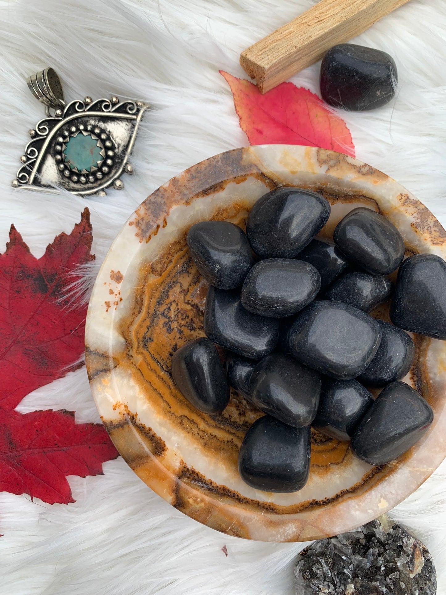 Black Tourmaline - Tumble | India