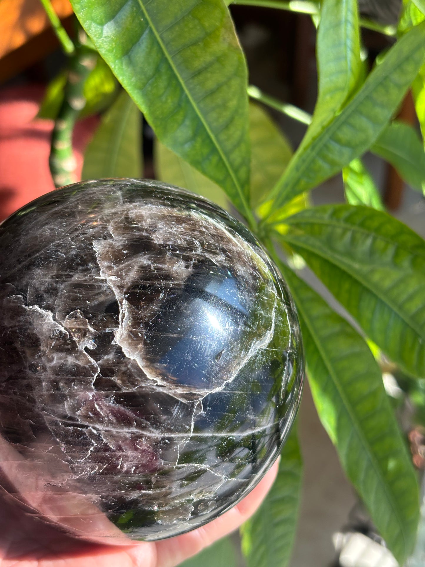 XL Smokey Quartz Sphere - Madagascar