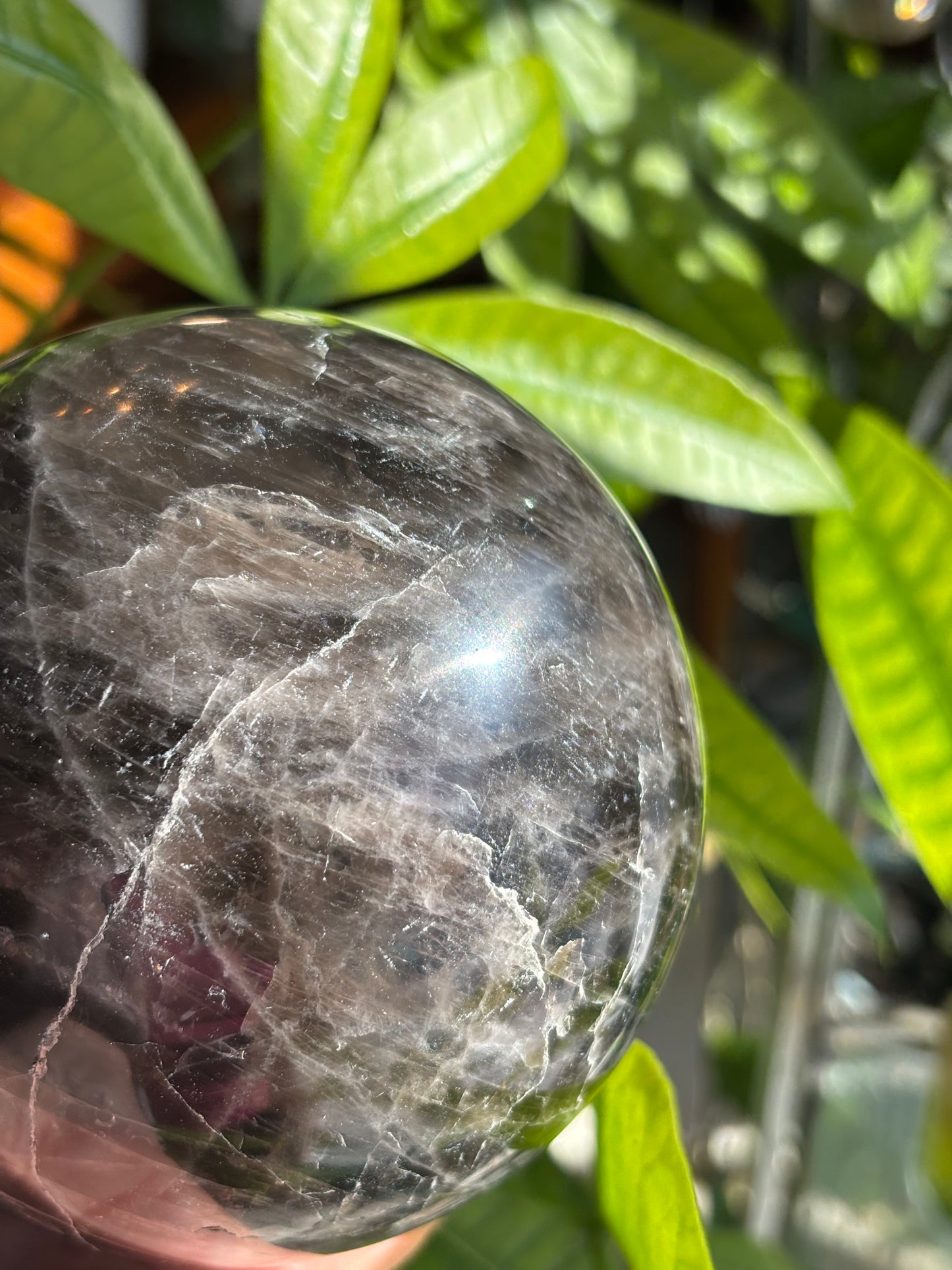 XL Smokey Quartz Sphere - Madagascar