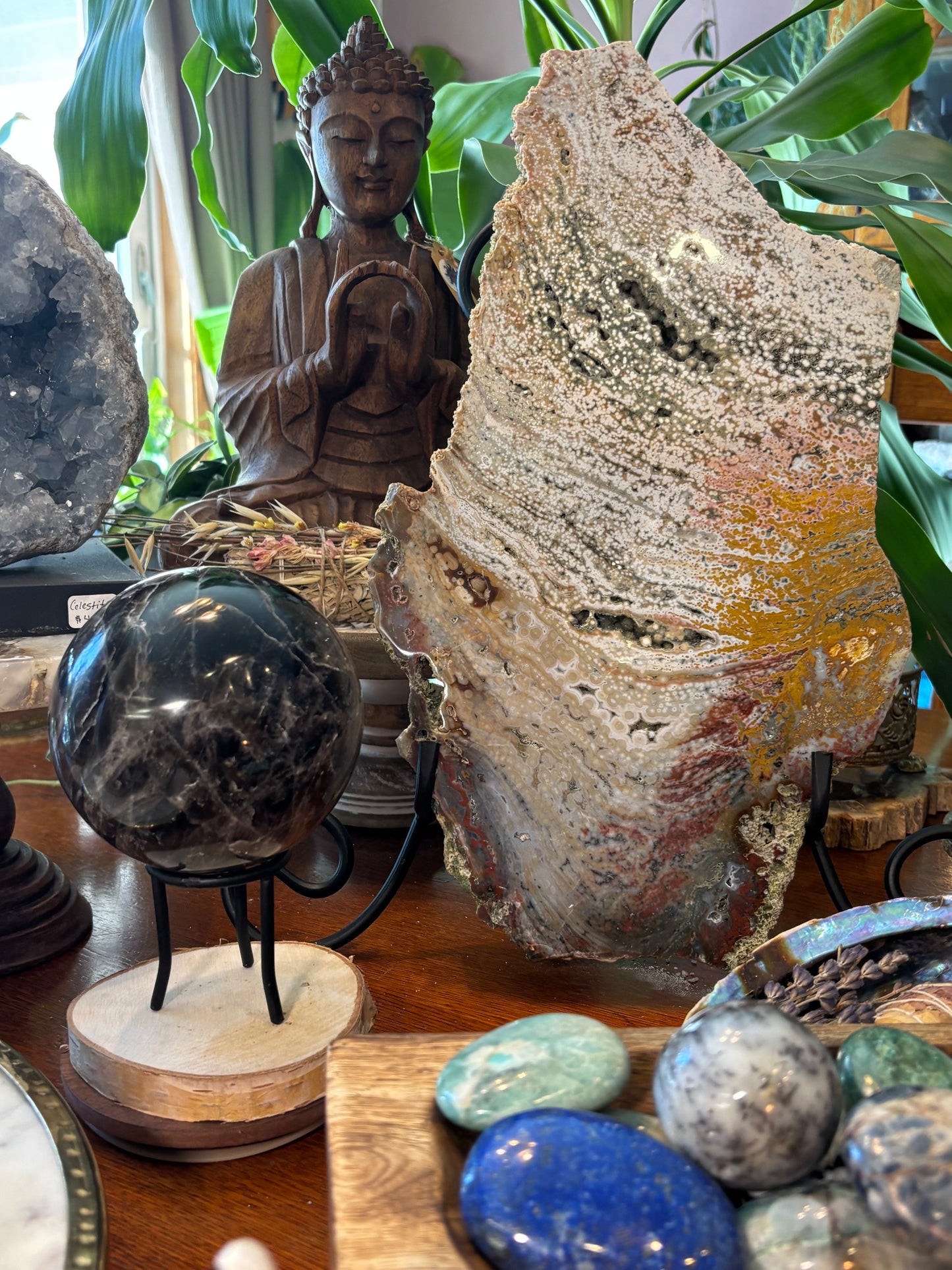 XL Smokey Quartz Sphere - Madagascar
