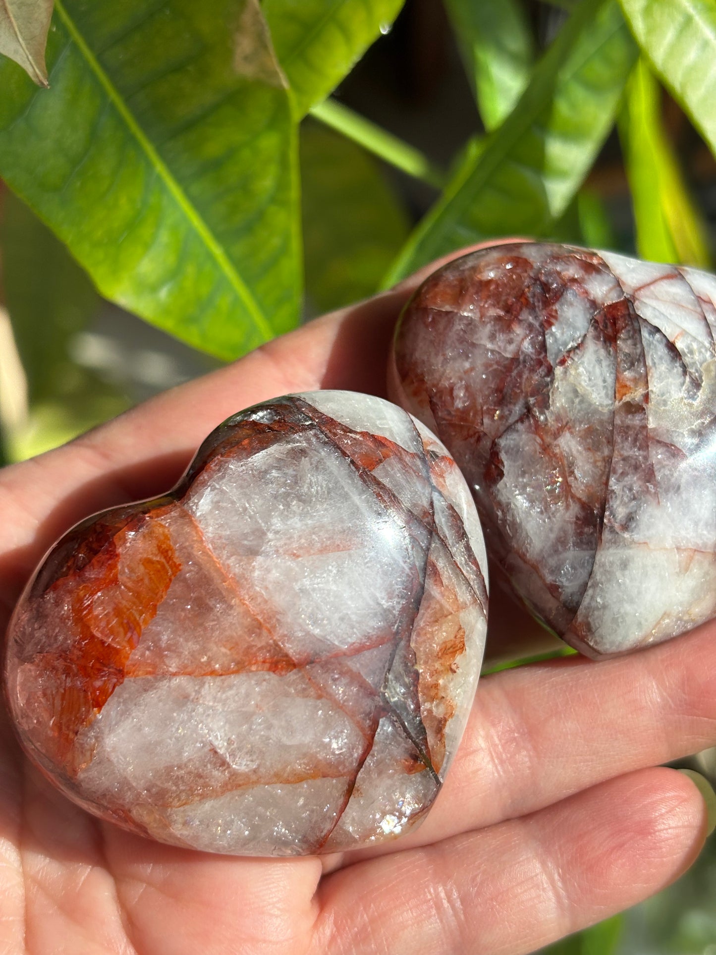Fire Quartz - Heart