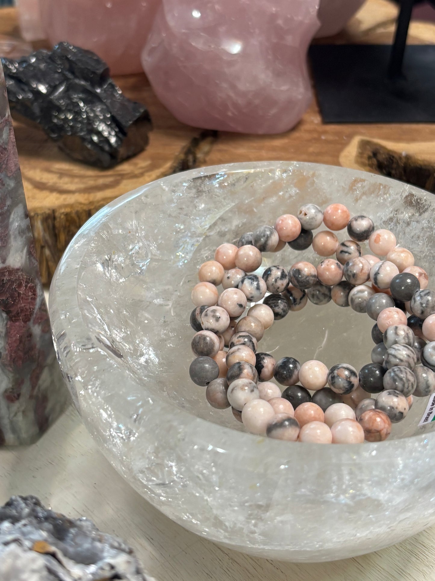 Pink Zebra Jasper Bracelet