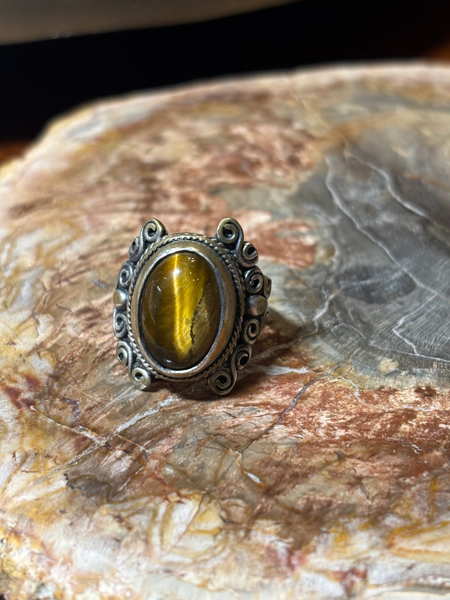 Tiger’s Eye Ring size 6.5