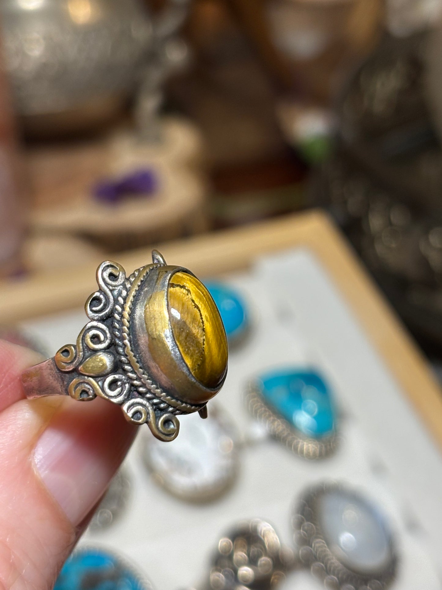 Tiger’s Eye Ring size 6.5