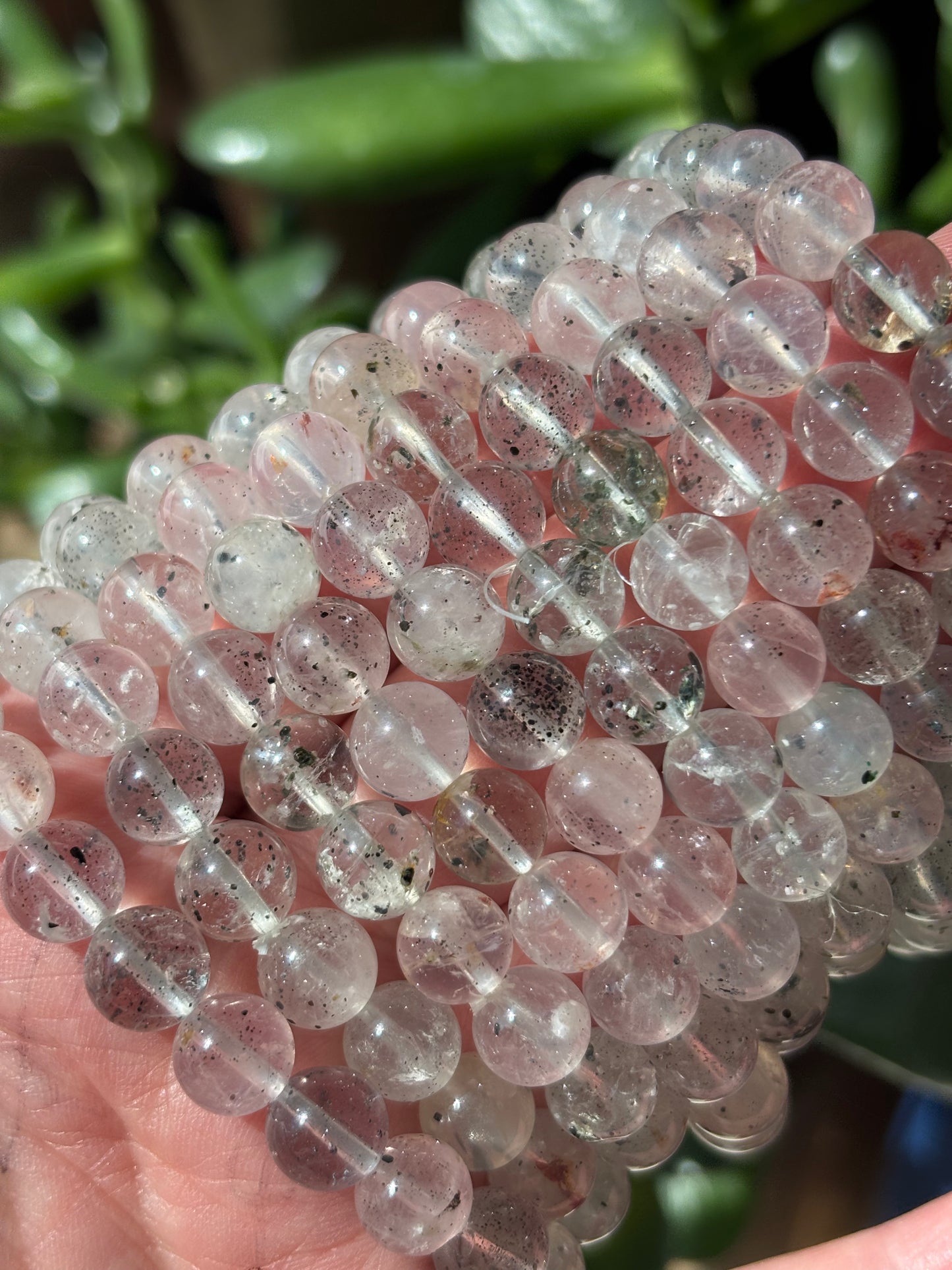 Lodolite Quartz Bracelet - Brazil