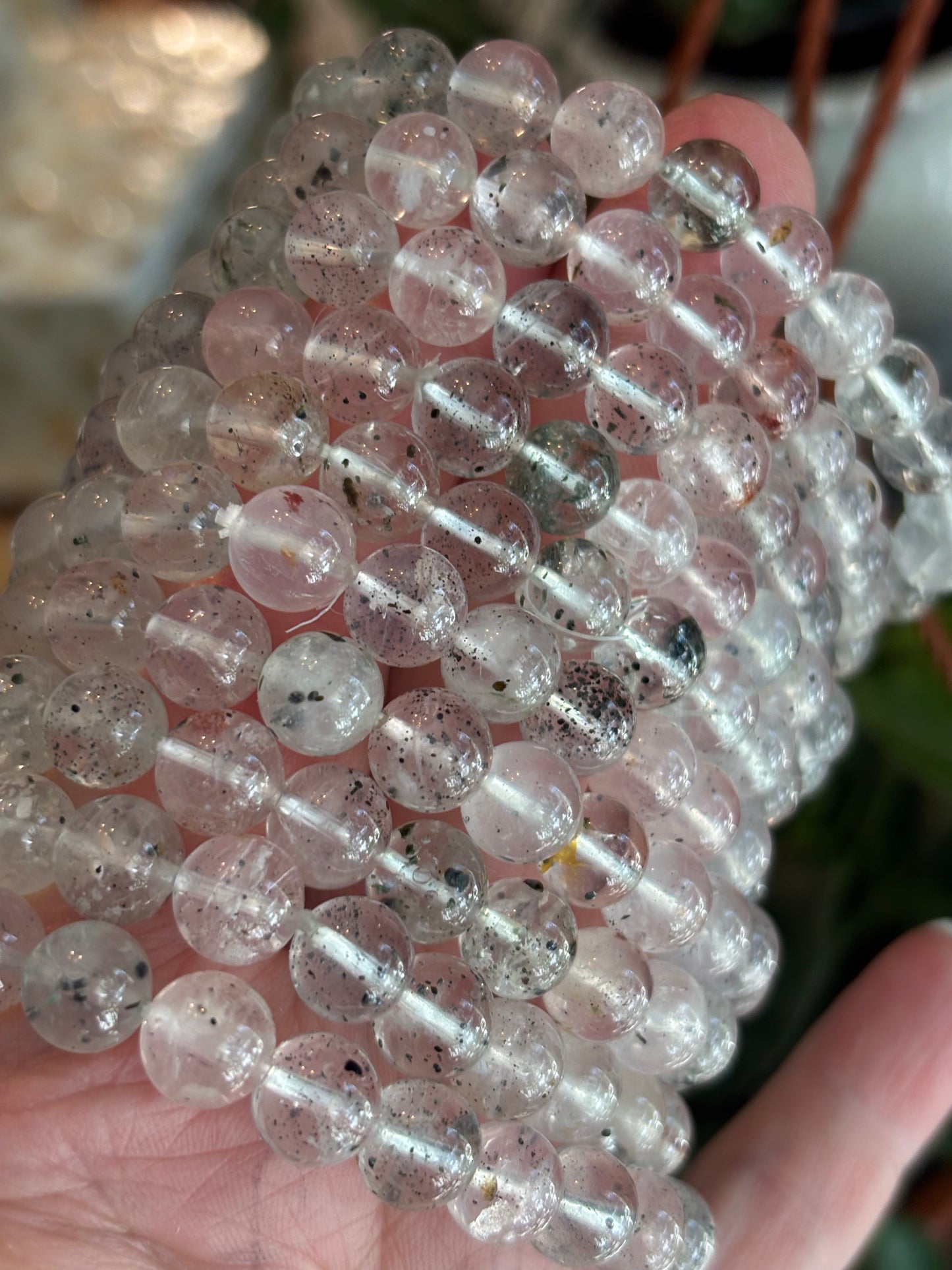Lodolite Quartz Bracelet - Brazil