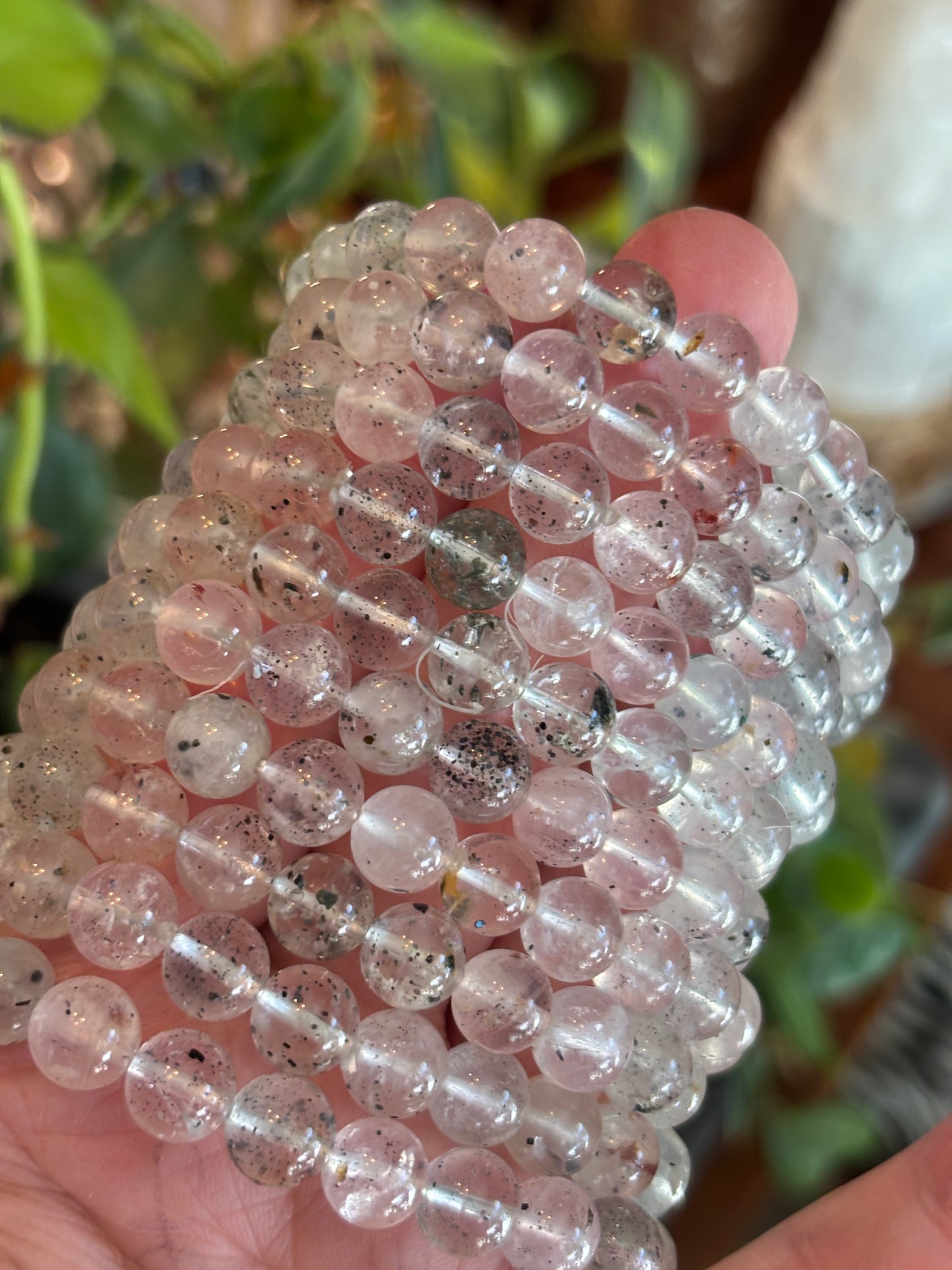 Lodolite Quartz Bracelet - Brazil